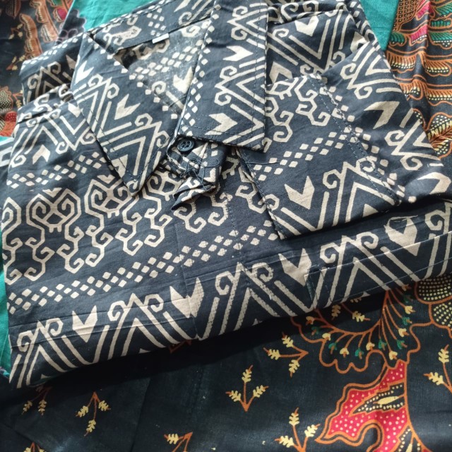 Kemeja Batik Lengan Panjang Size M L Xl Xxl