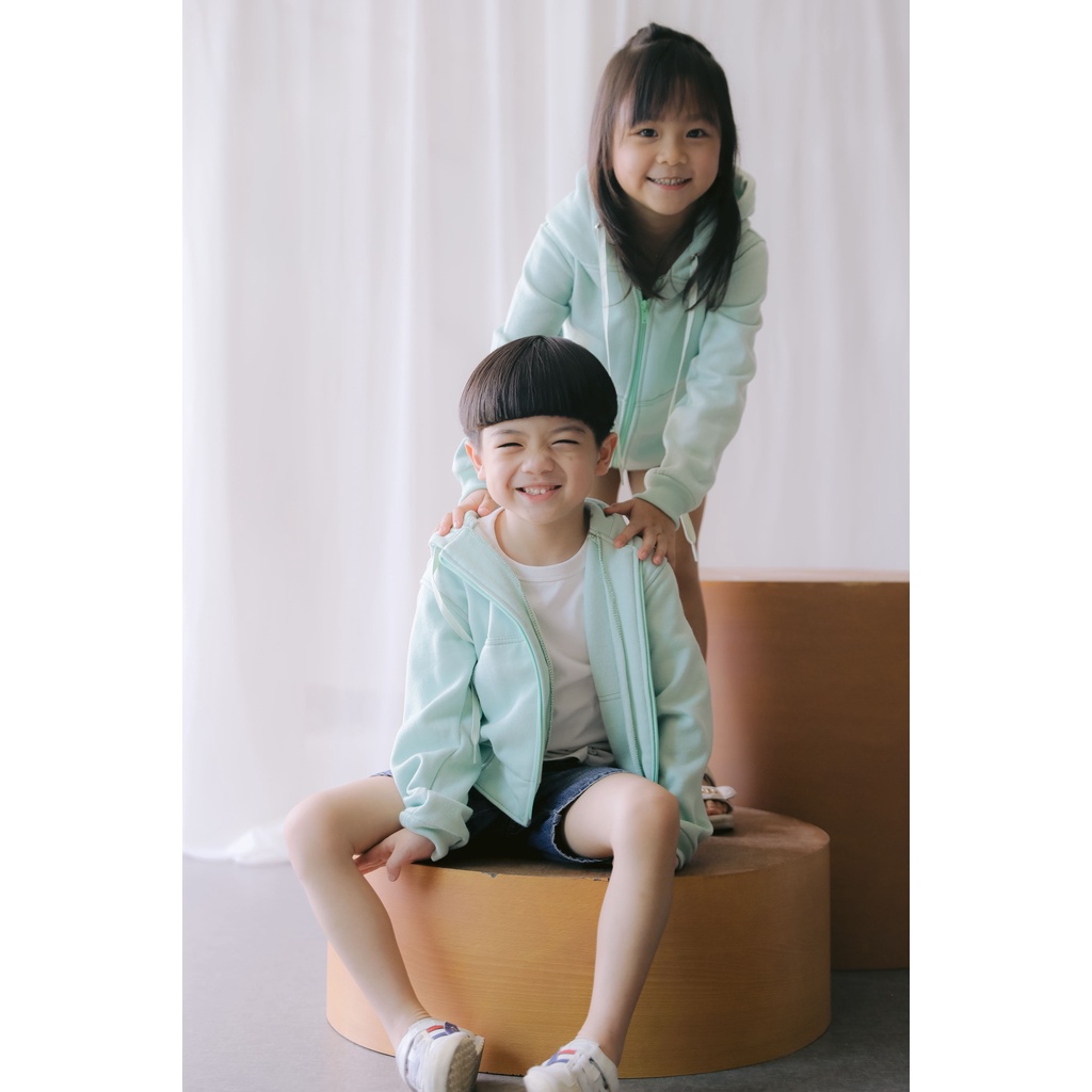 HOODIE GOODIE Kids Zipper Mint