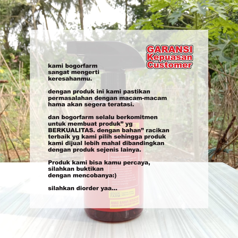 [Bogorfarm] Pembasmi Rayap | Semut | Serangga | TAWON | Kecoa  | AMPUH 500ML