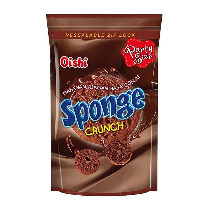 

Oishi Sponge Crunch Rasa Coklat 110gr