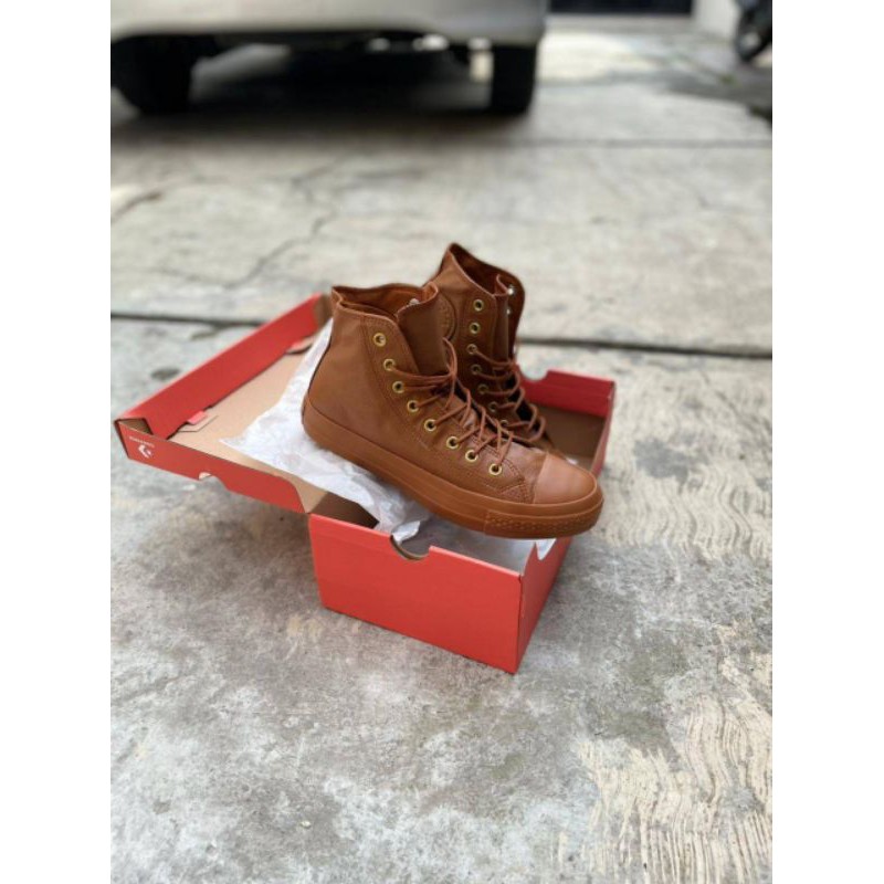 Converse All Star Ox Leather High Brown