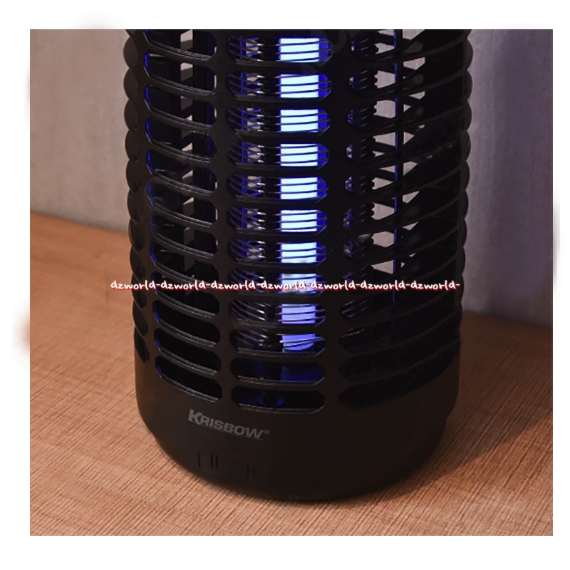 Krisbow Perangkap Nyamuk Lampu UV 6watt Js30 Mosquito Killer Black Hitam Alat Pengusir Nyamuk Lalat Serangga Dapat digantung