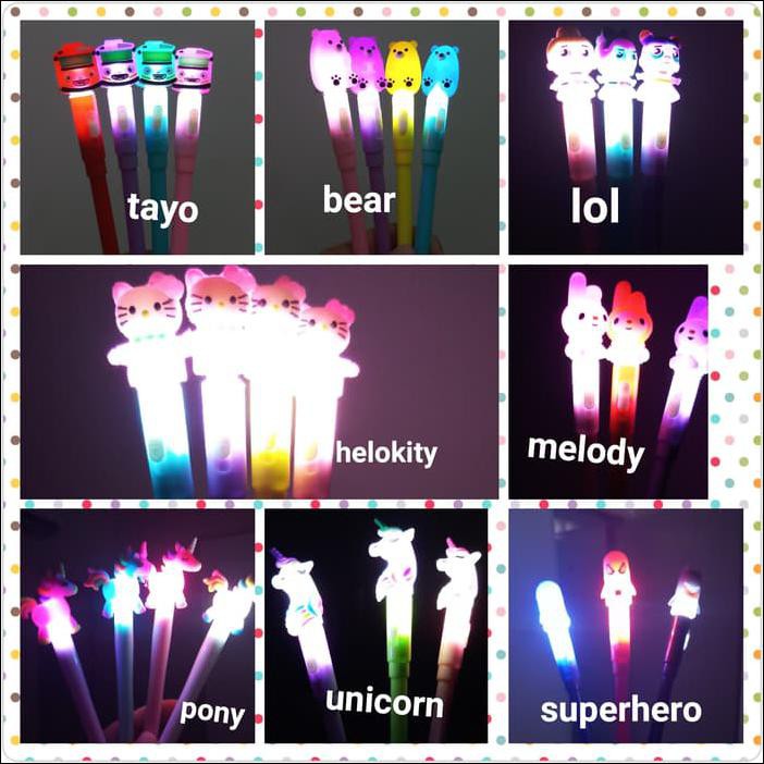 

PULPEN GEL LAMPU NYALA