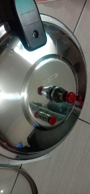 Panci Presto Niko 8 Liter 24 Cm Tutup Kaca Pressure Cooker Niko 2 In 1