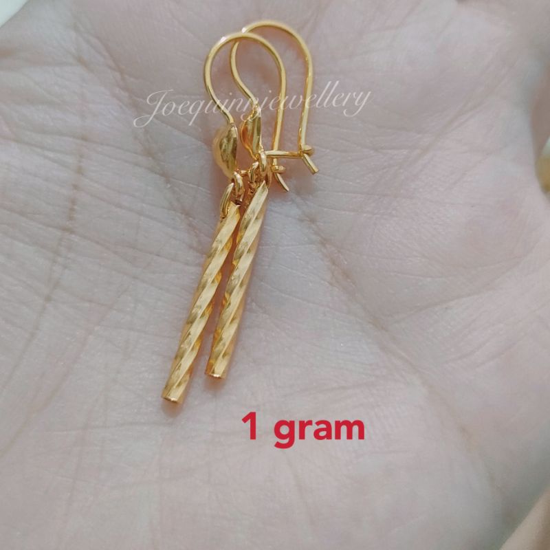 anting ulir bambu 1 gram