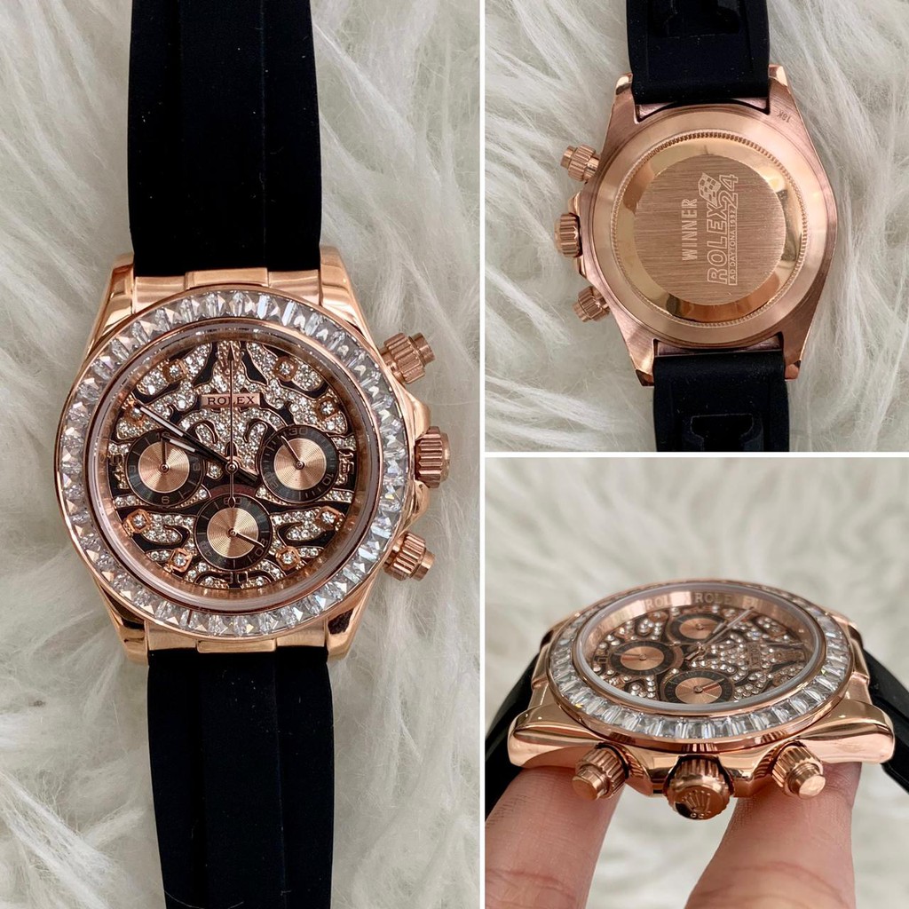 Rolex Pria Jam Tangan Cowok Rolex Jam Tangan Pria Rolex Otomatis Jam Automatic Rolex Eye of Tiger