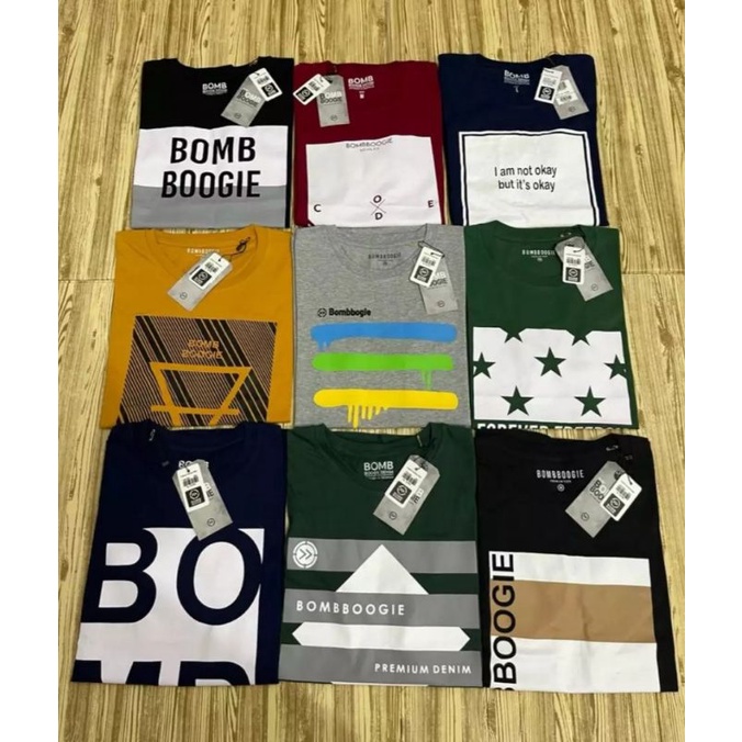 PROMO PAKET 100 3PCS KAOS BOMBOOGIE / KAOS BOMBOOGIE CAUPLE MITIF RANDOM ACAK / KAOS BOOMBOGIE Original Pria dan wanita /Kaos bombogie distro original /KAOS PRIA DISTRO / KAOS BRAND MATAHARI TERLARIS MOTIF RANDOM ACAK/ KAOS BOMBOOGIE TERLARIS 2021