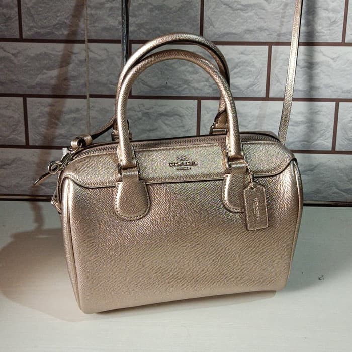 TAS WANITA COACH ORIGINAL - COACH BENNET MINI SATCHEL PLATINUM