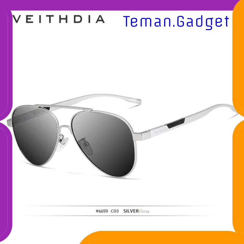 TG-EA056 VEITHDIA KACAMATA PHOTOCHROMIC UV POLARIZED SUNGLASSES - 6699