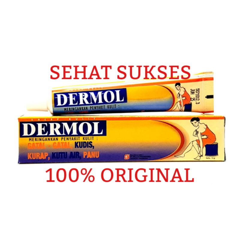 Salep Kulit Dermol Tube 10gr -Salep Panu, Kudis , Kurap