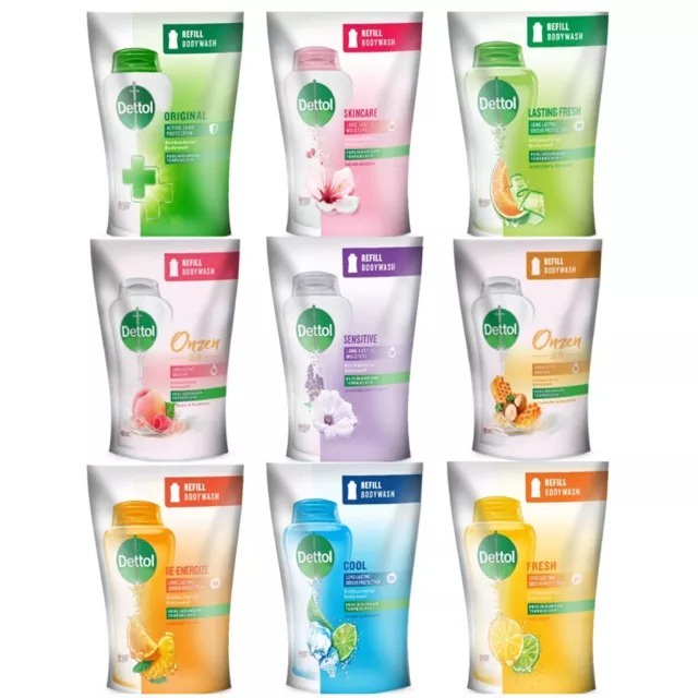 ★ BB ★ Dettol Body Wash Anti Bakteri - Sabun Mandi Cair - 250ml - 450ml