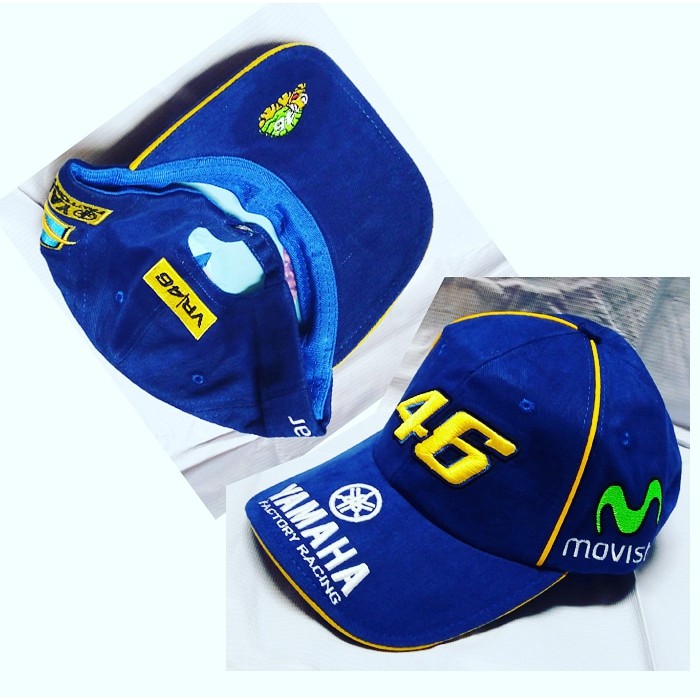 Topi motogp VR46 Valentino Rossi Yamaha Movistar