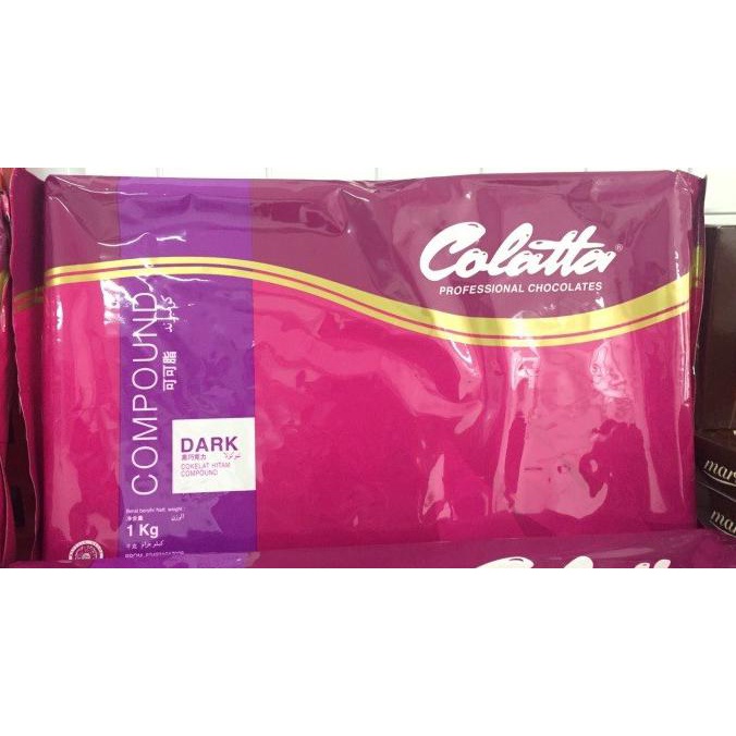 

Colatta dark chocolate compound 1 kg coklat leleh masak cooking