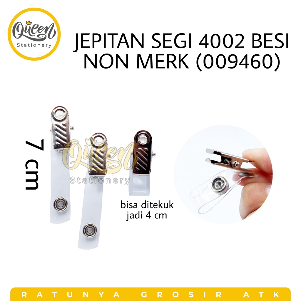 

1 PCS JEPITAN SEGI JEPITAN GARIS / CANTOL ID CARD / JEPITAN NAME TAG