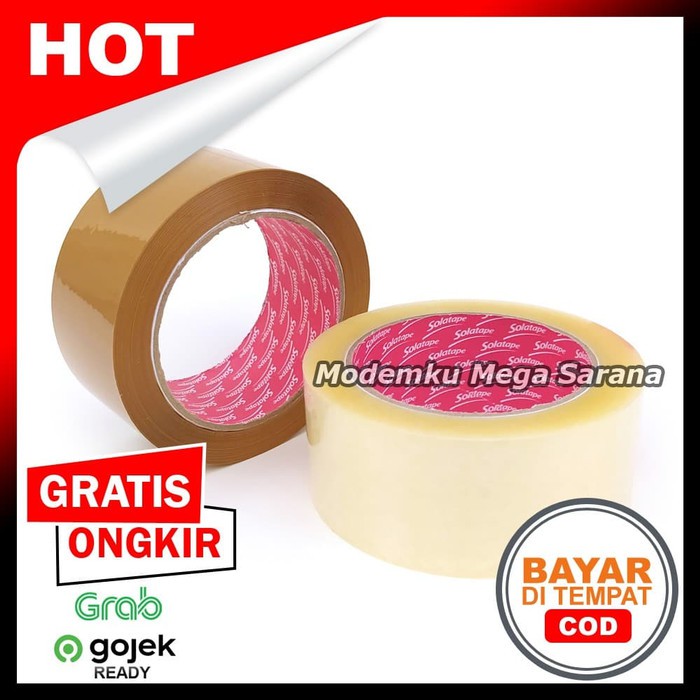 Solatape Lakban Besar 48mm Panjang 100 Yard Jogja Setara Daimaru
