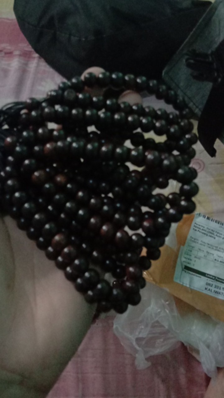 Gelang Kayu Galih Asem Gali Asem Ukuran 7mm Bukan Kayu Liwung Kelor Hitam Setigi Nibung