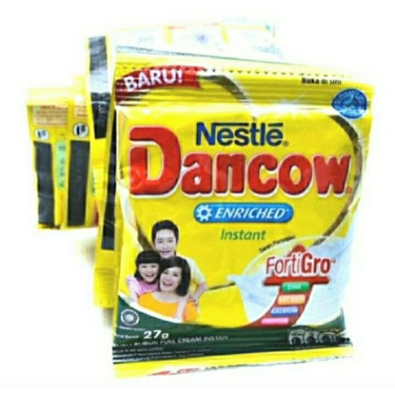 

susu dancow minuman sachet coklat vanila 27gr