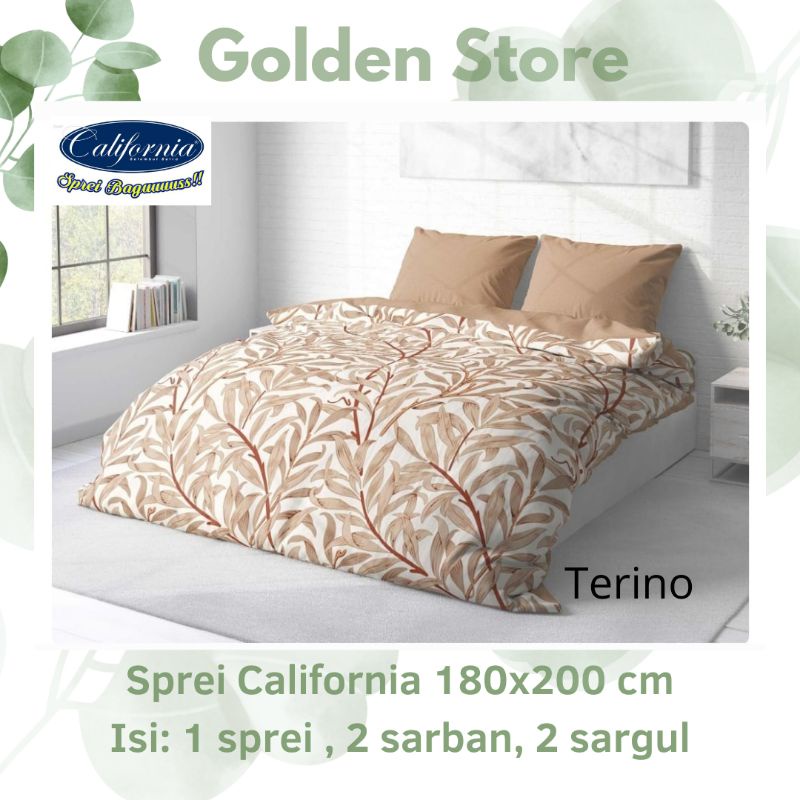 Sprei California 180x200 Motif Terino