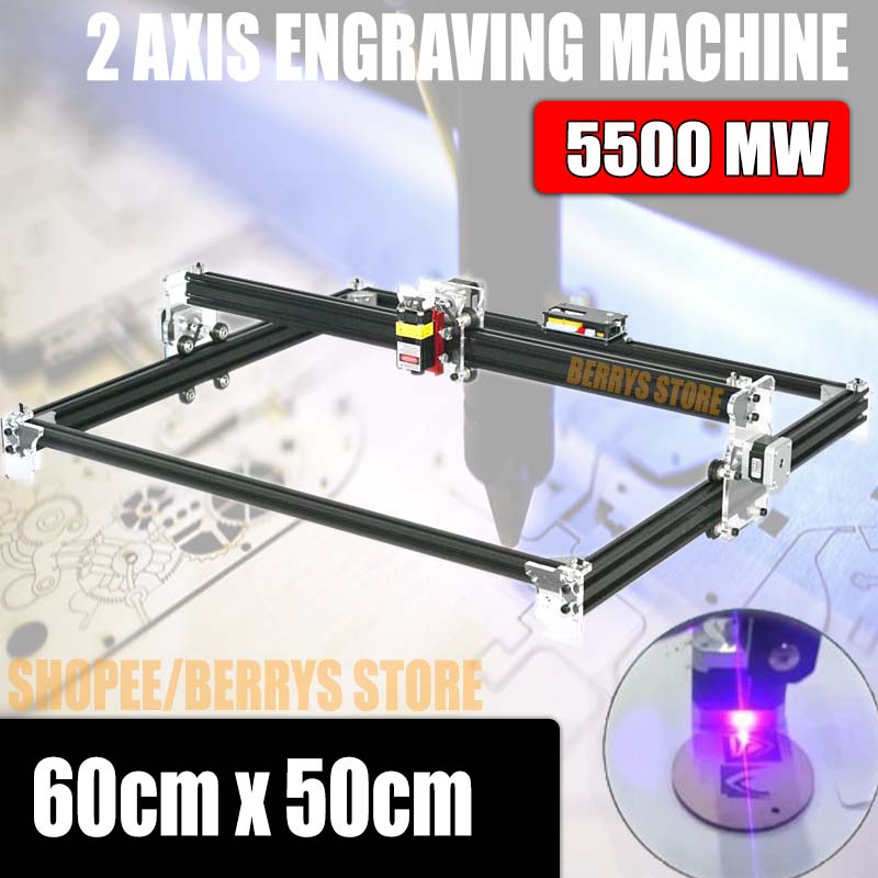 MESIN CNC LASER CUTTING GRAFIR ENGRAVING KAYU 5500MW