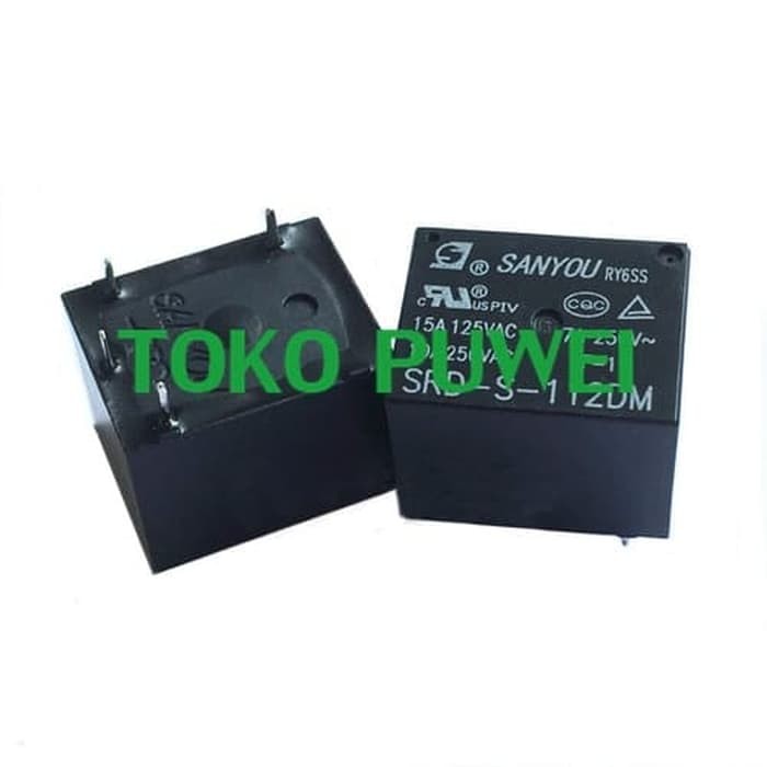 Srd-S-112Dm 15A 125Vac 12Vdc 4Pins Sanyou Coil Power Relay Df27 Tkpw495 Juara