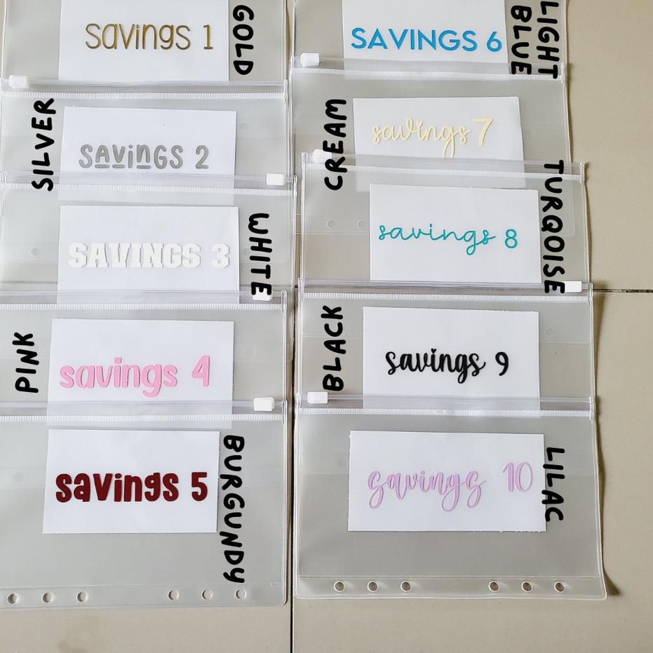 

㊤Q Budget Binder Cash Binder Budget Planner Binder Sinking Fund Basic Set STOK BANYAK 4093 ◉