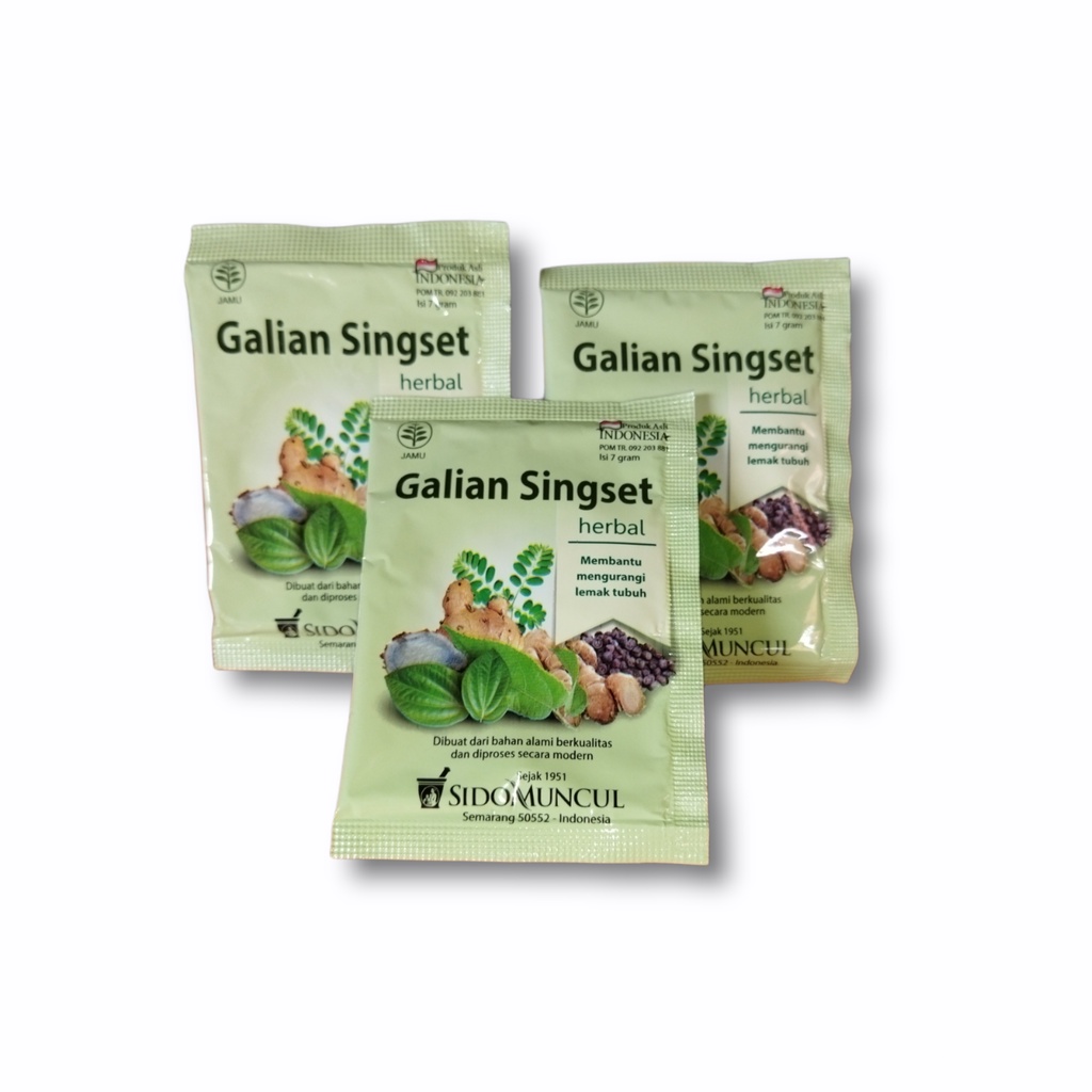 

Galian Singset | Sidomuncul | 1 pack @10 sachet | Khusus Wanita