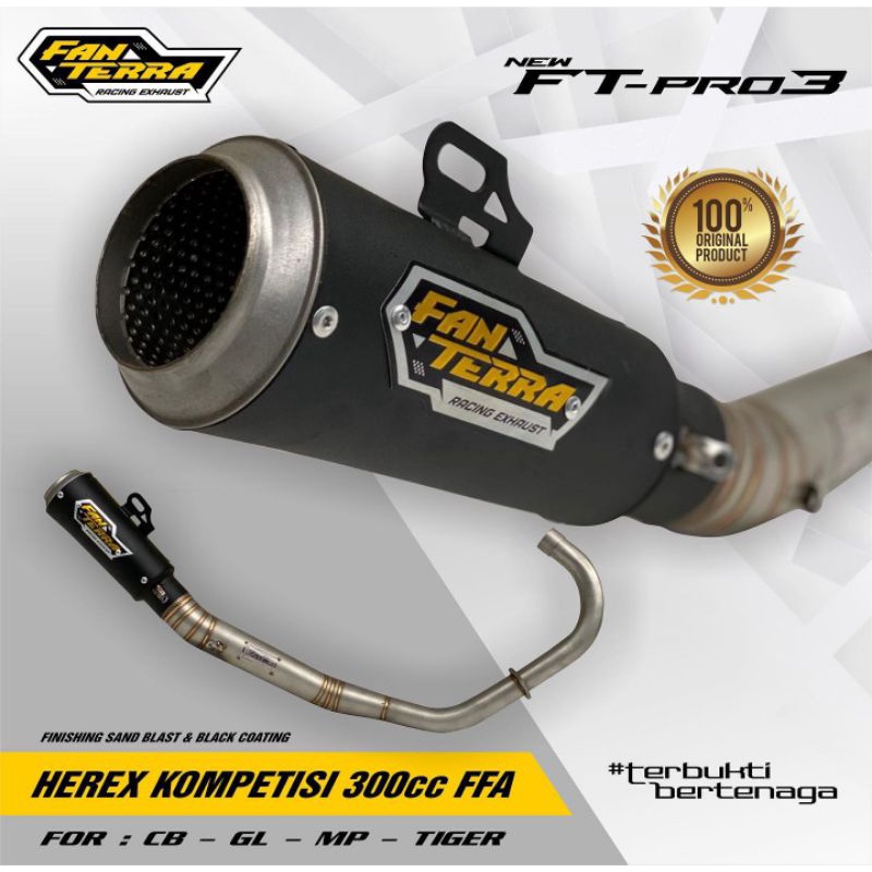 NEW KNALPOT HEREX KOMPETISI 300cc FFA FT-PRO 3