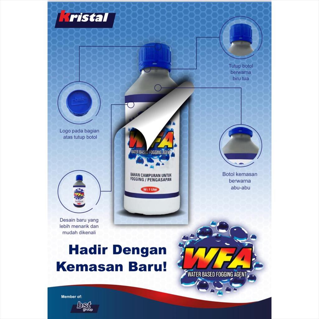 WFA bahan campuran fogging water based pengganti minyak dan solar