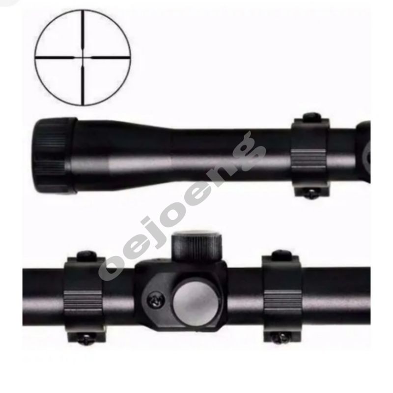 Telescope Teropong  Murah RIFLE SCOFE 4x20 Bhusnell Senapan Angin