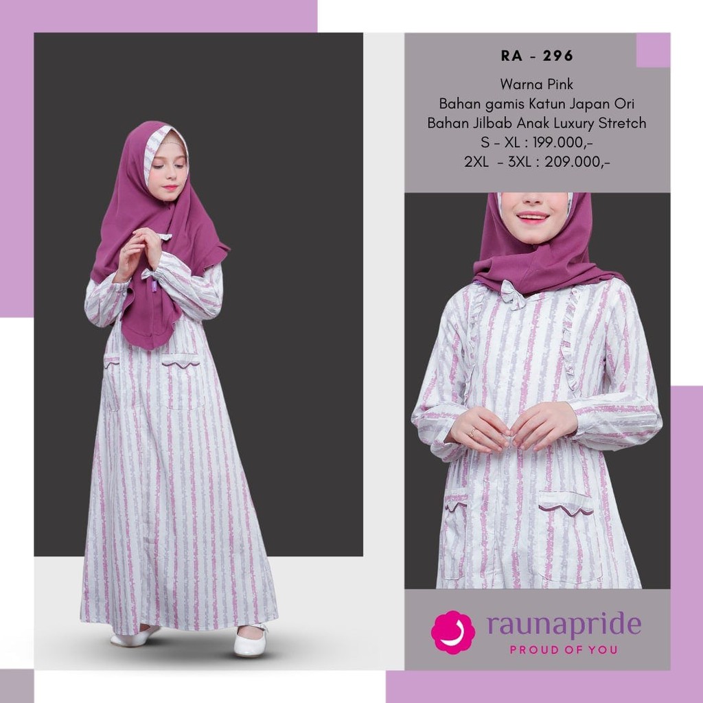 Busana Sarimbit Keluarga / Rauna SR - 296 / Fashion Muslim