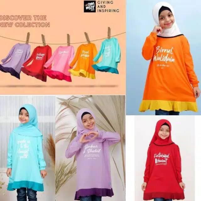 Tunik Anak Muslimah by Ammarkids - Tunik Anak Ammar kids