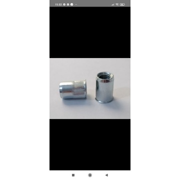 Nutsert M8-Bibir Tipis-Steel-Rivet Nut-Mur Tanam Insert