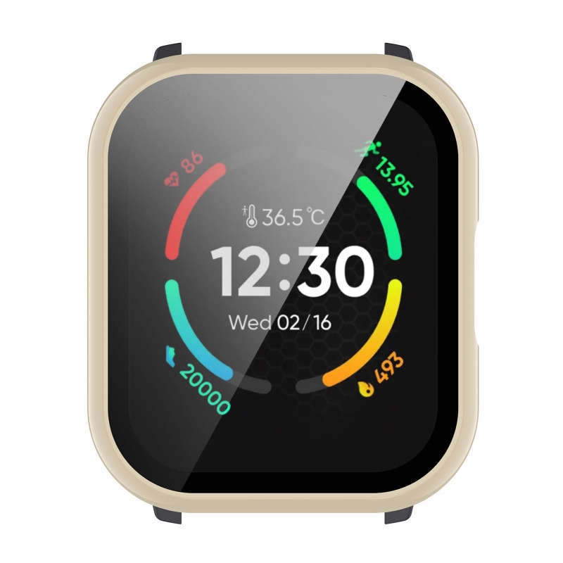 Btsg TPU for Case Bumper for Shell Nyaman for TechLife Watch S100/SZ100 Watch Cover Penutup Pelindung Anti Gores