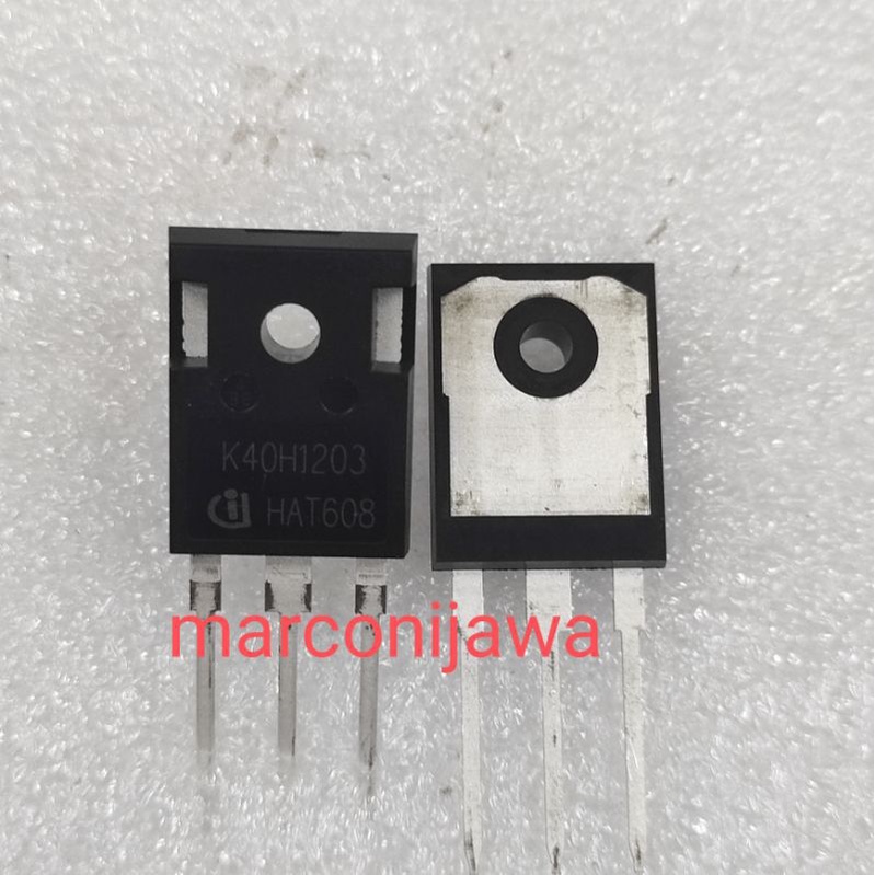 K40H1203 transistor asli