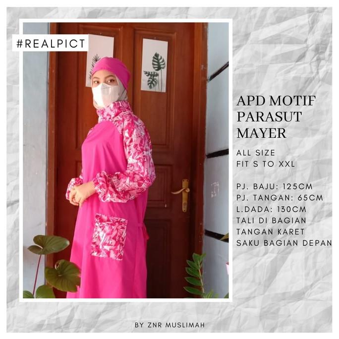 APD Gown Medis | APD Motif Waterproof Medis | Baju Jaga Medis Parasut
