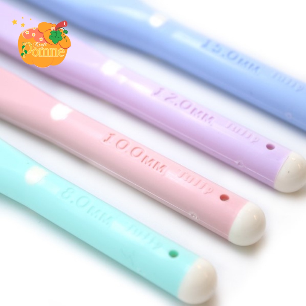 TULIP ETIMO GRAND HOOK JUMBO CROCHET HOOK 8MM, 10MM, 12MM, 15MM HAKPEN ETIMO GRANDHOOK