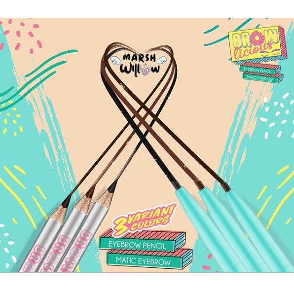 MARSHWILLOW Browlicious Eyebrow Matic / Pensil Alis By Natasha Wilona