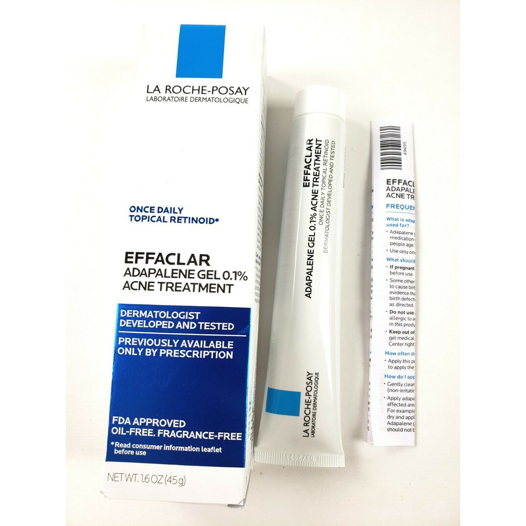 Jual La Roche Posay Effaclar Gel 0 1 Adapalene Acne Treatment 45gram Shopee Indonesia