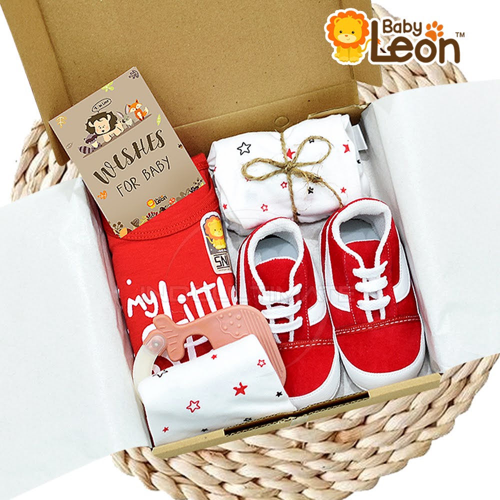 BABY LEON Hamper Hampers Bayi Baby Gift Kado Lahiran Bayi Newborn Laki-Laki Perempuan HPR-01