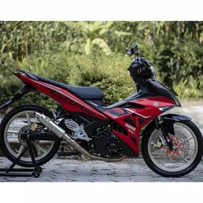 Knalpot ROB1 RCB1 MX KING150 Type TGA Stainless Original Racing Jogja