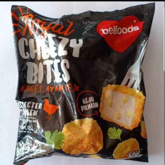 

Belfoods royal cheezy cheese bite bites 500gr