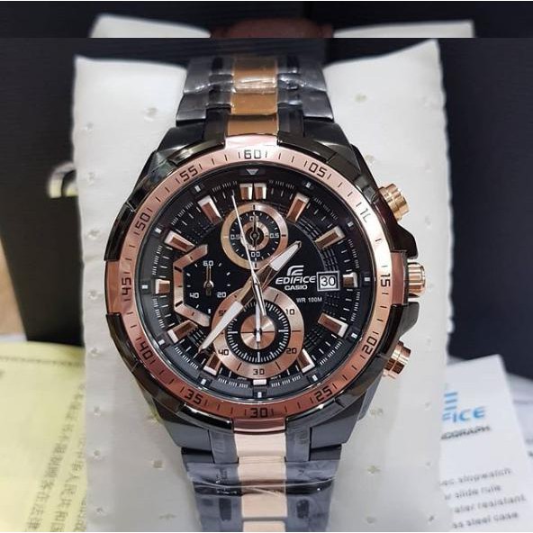 Jam Tangan Casio Edifice Ef-539Bkg-1Avudf 100% Authentic