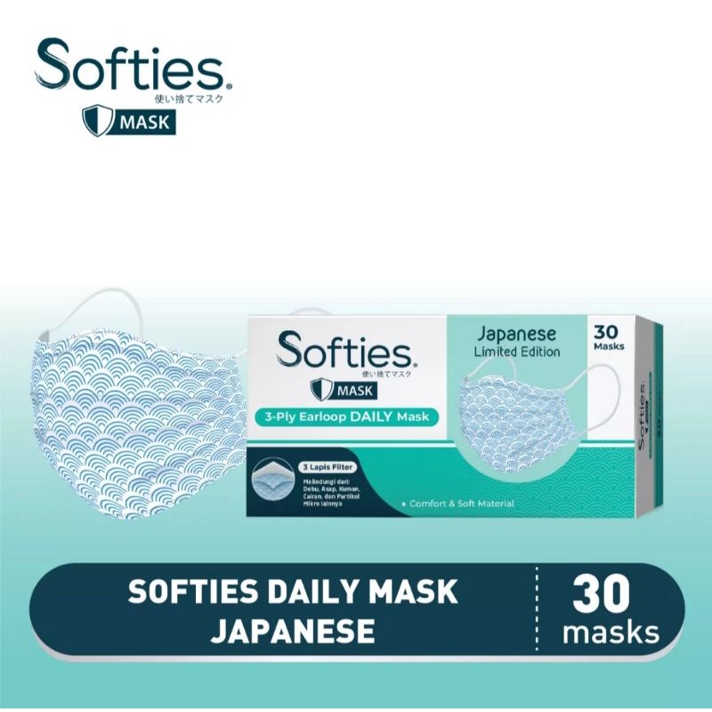 Softies Daily Mask Japanese 30s Earloop