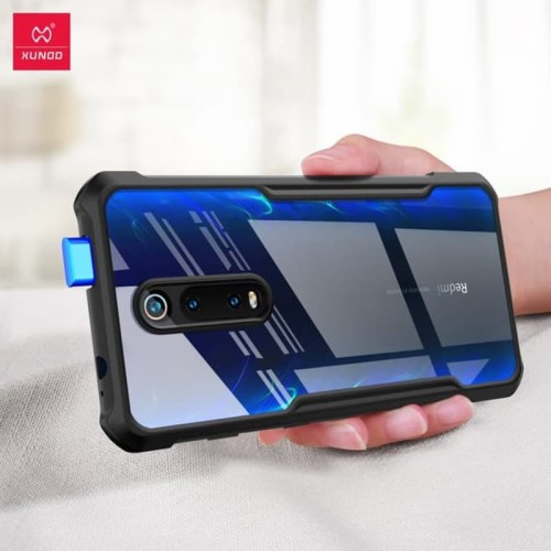 CASE XIAOMI REDMI K20/ XIAOMI K20 PRO / XIAOMI 9T / XIAOMI 9T PRO / REDMI K30 PRO / POCO F2 PRO XUNDD BEATLE ORIGINAL SOFT HARD CASE HYBRID ARMOR - CLEAR LIST BLACK