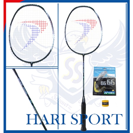 FLYPOWER BLACKPEARL RAKET BADMINTON - BLACK  FlyPower Black Pearl 07 Original Bulutangkis
