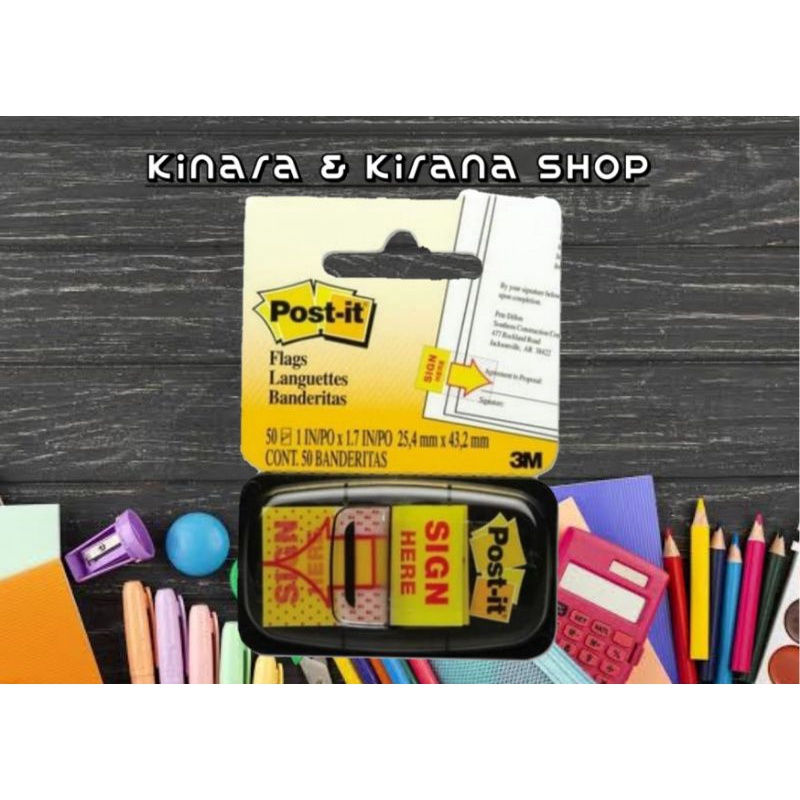 

Pos it Sign Here 3M 680-9