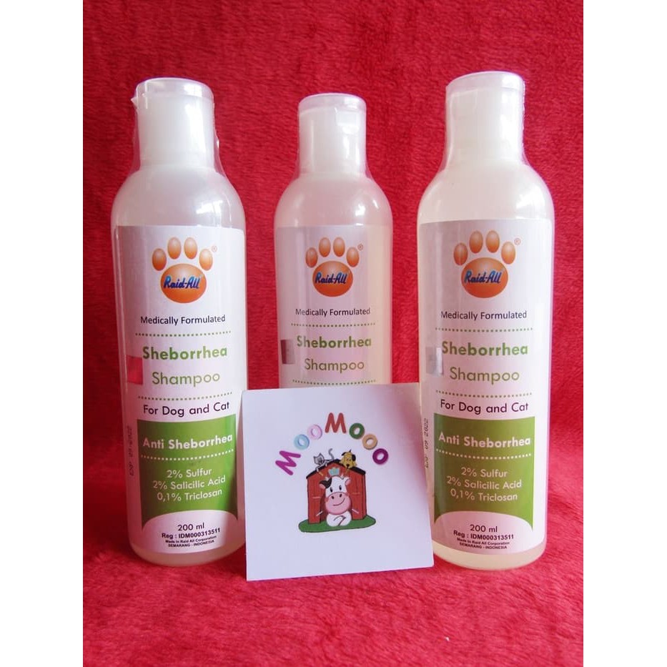 Raid All Sheborrhea Shampoo For Dog &amp; Cat 200 ml