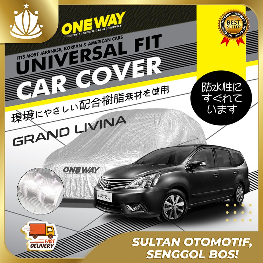 Cover Sarung Mobil GRAND LIVINA Triguard 3 LAPIS Waterproof