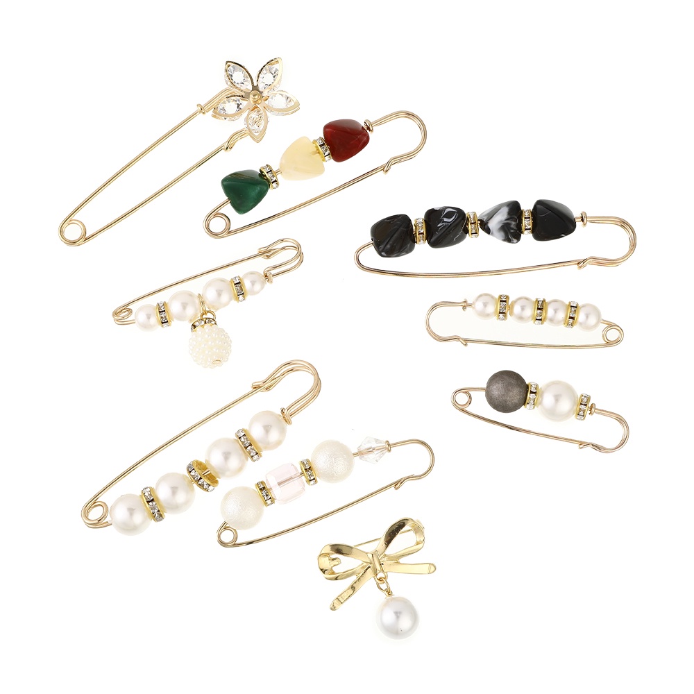3pcs / Set Pin Bros Kancing Pengencang Celana Panjang Anti Cahaya Untuk Aksesoris Wanita