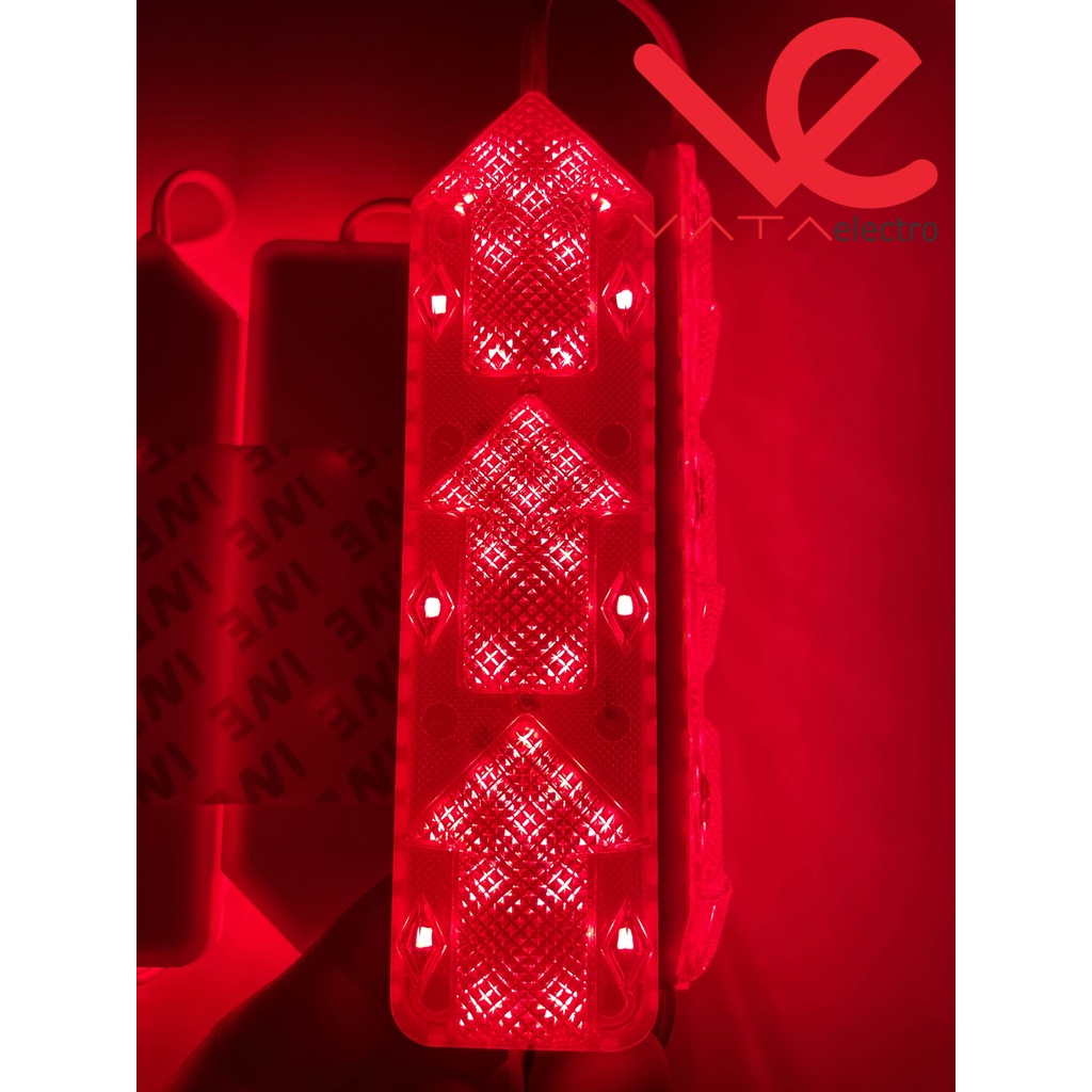 LED MODUL 3 PANAH 12V &amp; 24V (1 BUAH) LED 3 MATA PANAH LED MODUL 3 MATA PANAH VARIASI MOBIL TRUK MOTOR